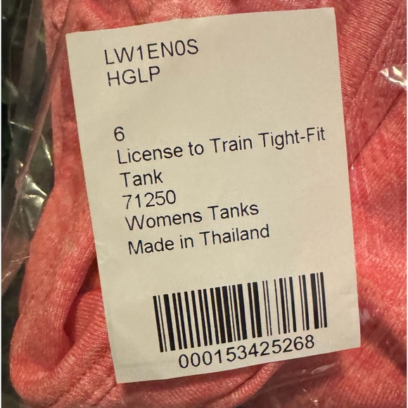 🛑⚠️SOLD🛑⚠️LULULEMON License to Train Tight-Fit Tank Top - Picture 6 of 9